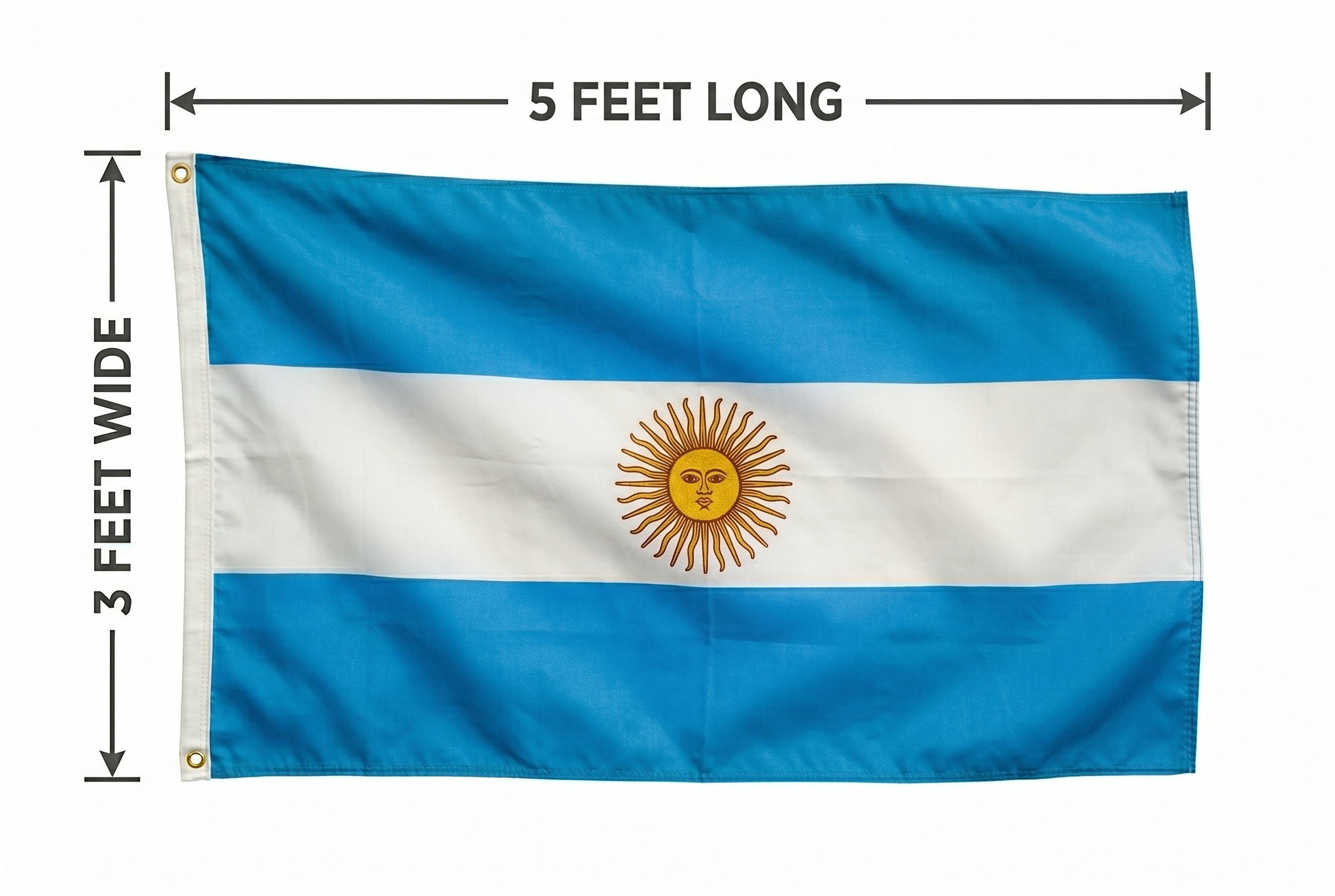 Argentina Soccer Fan Flag – 2026 World Cup Edition