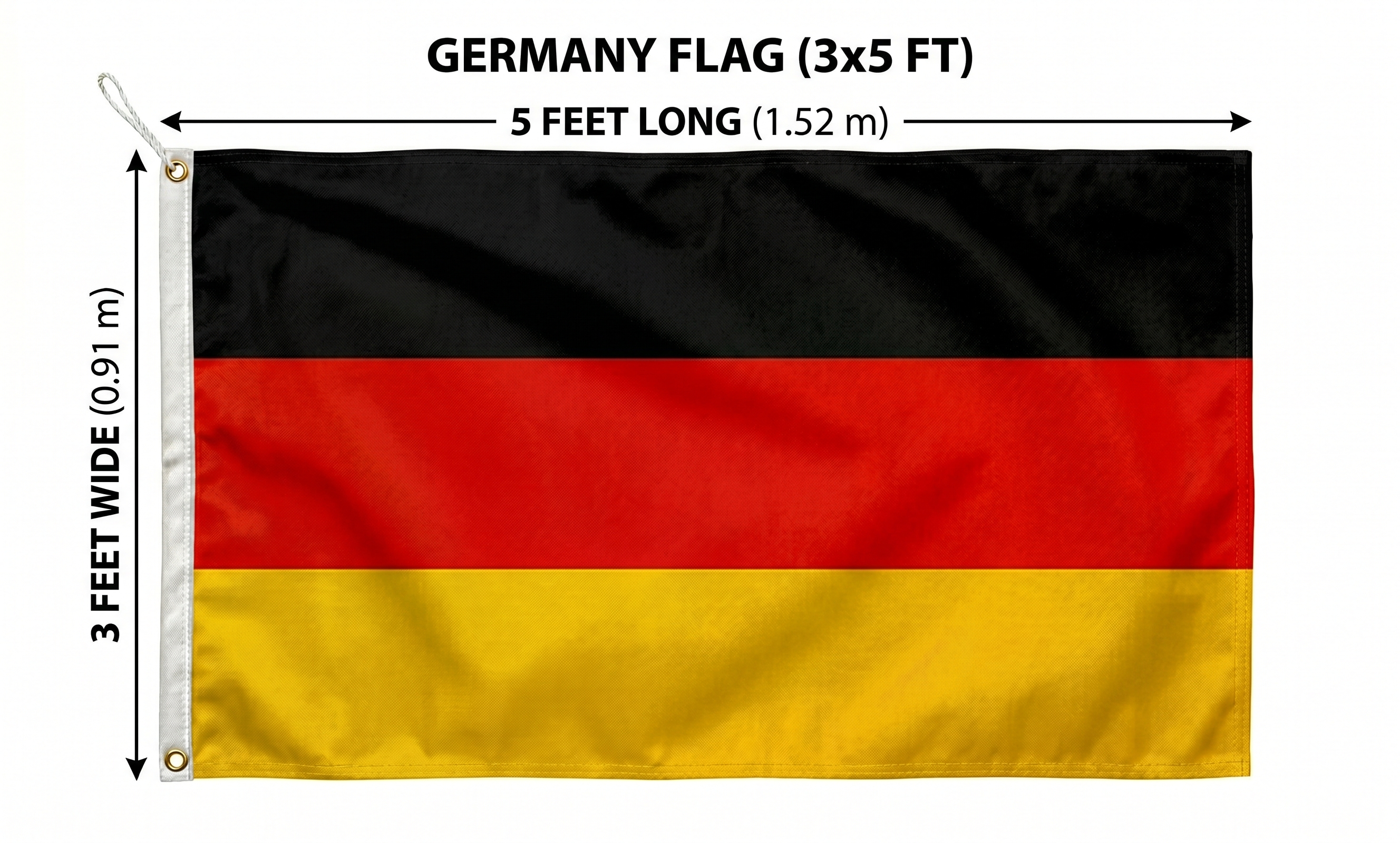 Germany Soccer Fan Flag – 2026 World Cup Edition