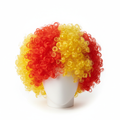 Spain fan wig red and yellow