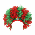Portugal fan wig red and green colors